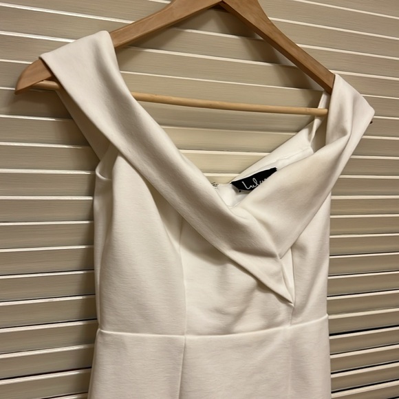 Lulus Cocktail Dress in White, Size XSmall, EUC - Picture 7 of 14